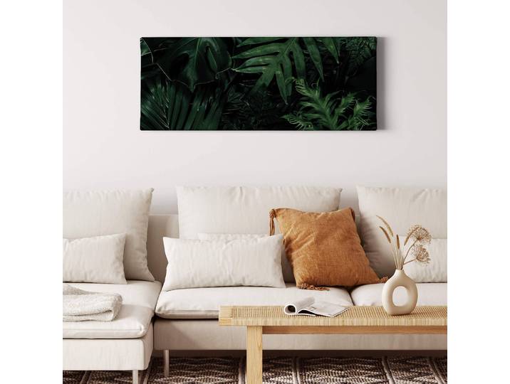 Impression sur toile Mixture Of Plant Polyester PVC / Épicéa Vert 100 x 40cm