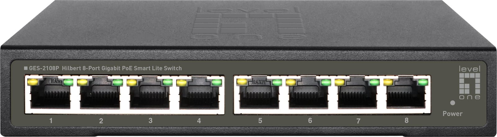 Level One GES-2108P 8-poorts Gigabit PoE-switch