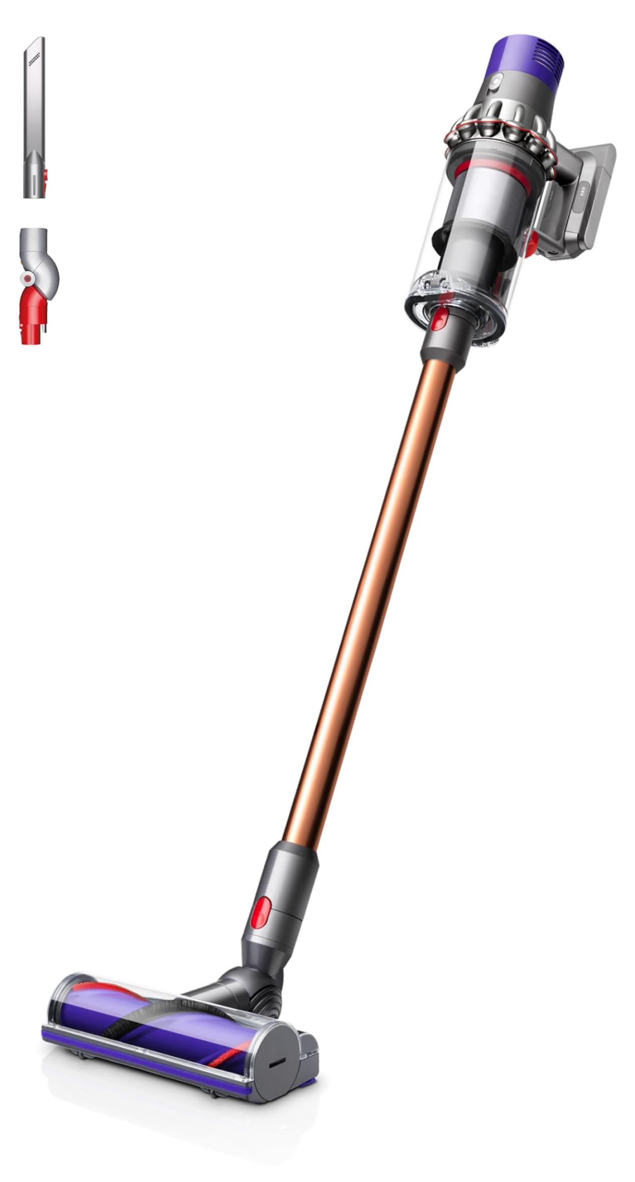 Dyson Cyclone V10 Kabelloser Staubsauger, Nickel und Kupfer, 150 Airwatt