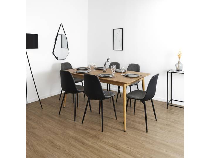 Table - HOME DECO FACTORY - Paxton - Extensible - Marron