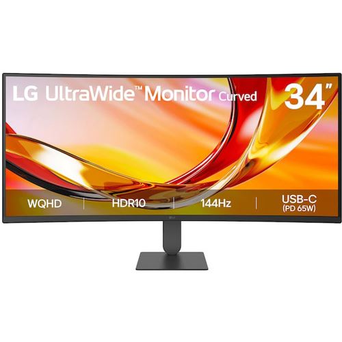 34" (86,36cm) LG Electronics UltraWide 34U640B-B schwarz 3440x1440 1xDisplayPort 1.4 / 1x USB-C mit Displayport / 2xHDMI 2.0