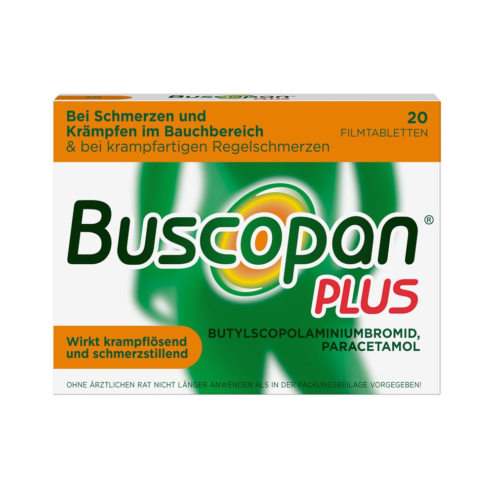 Buscopan plus 10 mg/500 mg Filmtabletten 20 St