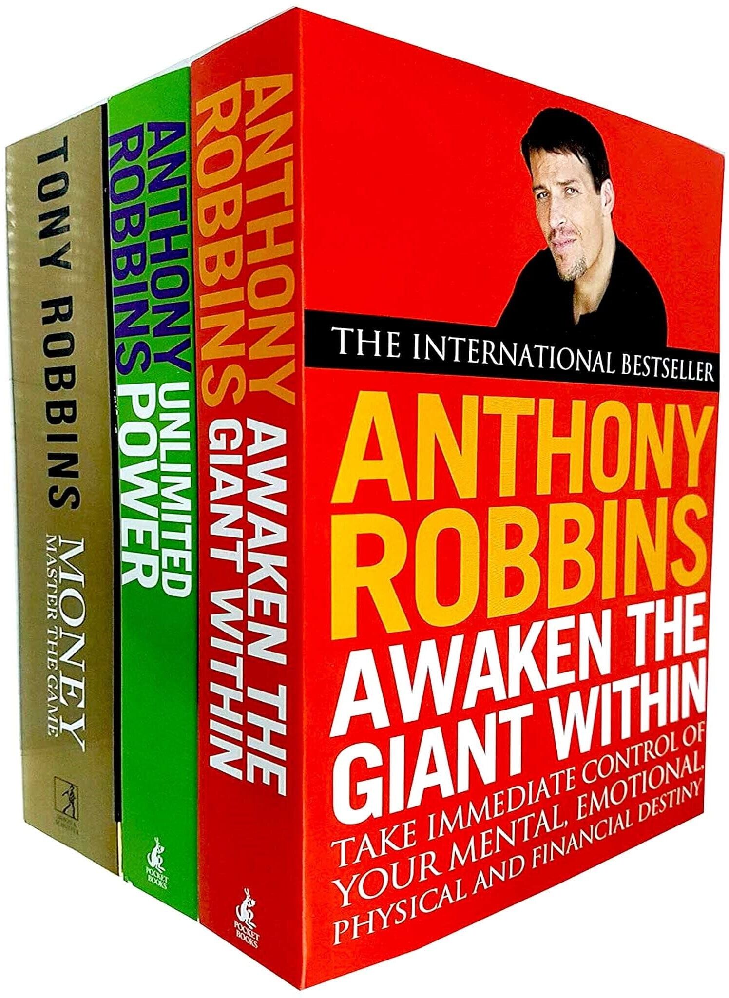 Tony Robbins Collection (Unlimited Power, Awaken The Giant Within & Money Master the Game) 3 Books Set - Non Fiction - Paperback Simon & Schuster