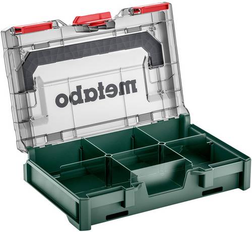 Metabo metaBOX 63 XS 626896000 Werkzeugbox ABS Grün, Transparent (L x B x H) 252 x 167 x 63 mm