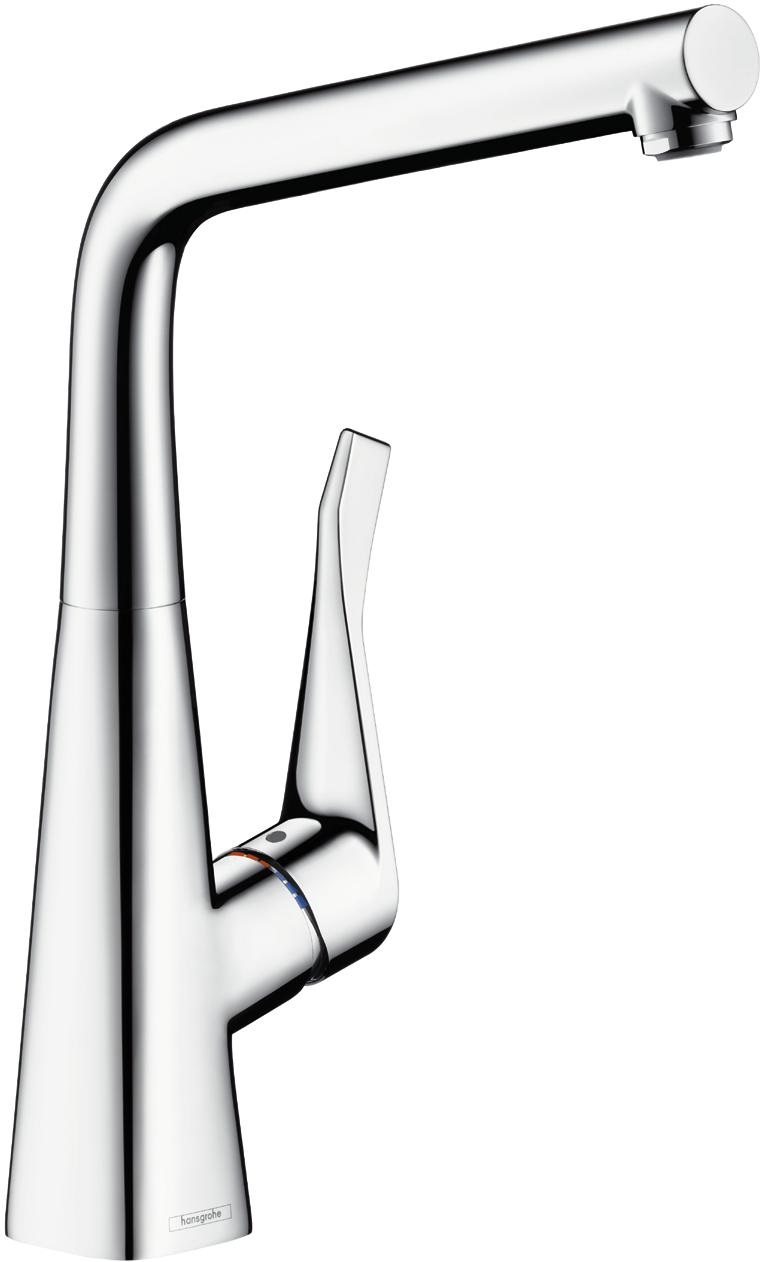 Hansgrohe Metris Spültischmischer Schwenkauslauf Chrom