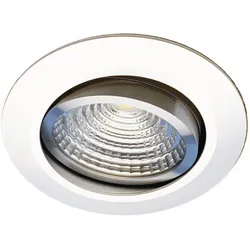 Aktion: Nur noch angezeigter Bestand verfügbar   MOBILUX Schwenkbarer Einbaustrahler MOBiDIM COB SLIM DIM2WARM 8,5W 60° alu poliert 01660258