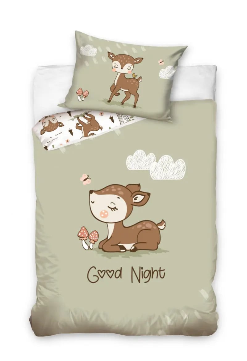 Carbotex Baby Dekbedovertrek Good Night - Katoen - 90 x 120 cm