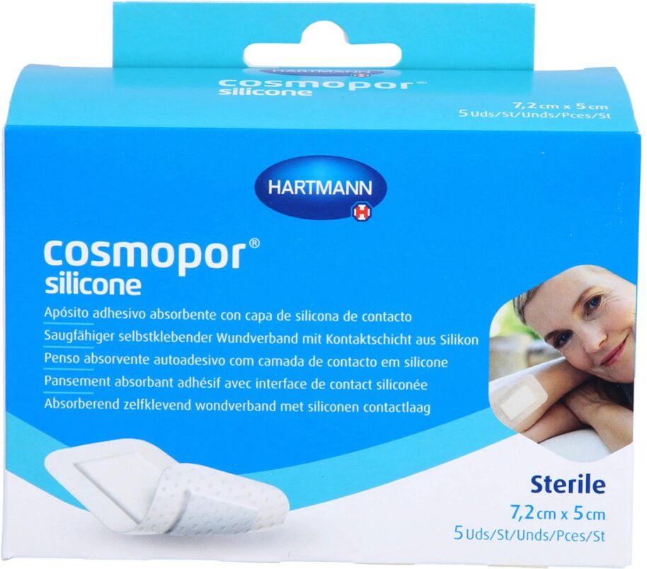 Cosmopor Silicone Wundverband 5x7,2 Cm