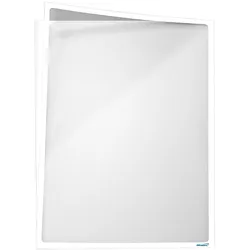 Ultradex, Informationsschild, Infotaschen A3-hoch/quer weiss magnethaftend Packung 5 Taschen
