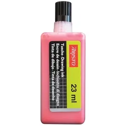 Aristo Tusche mg1 Kunststoffflasche mit 23 ml rot Packung mit 10 Stück