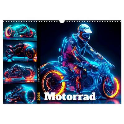 Motorrad Innovation (Wandkalender 2026 DIN A3 quer), CALVENDO Monatskalender