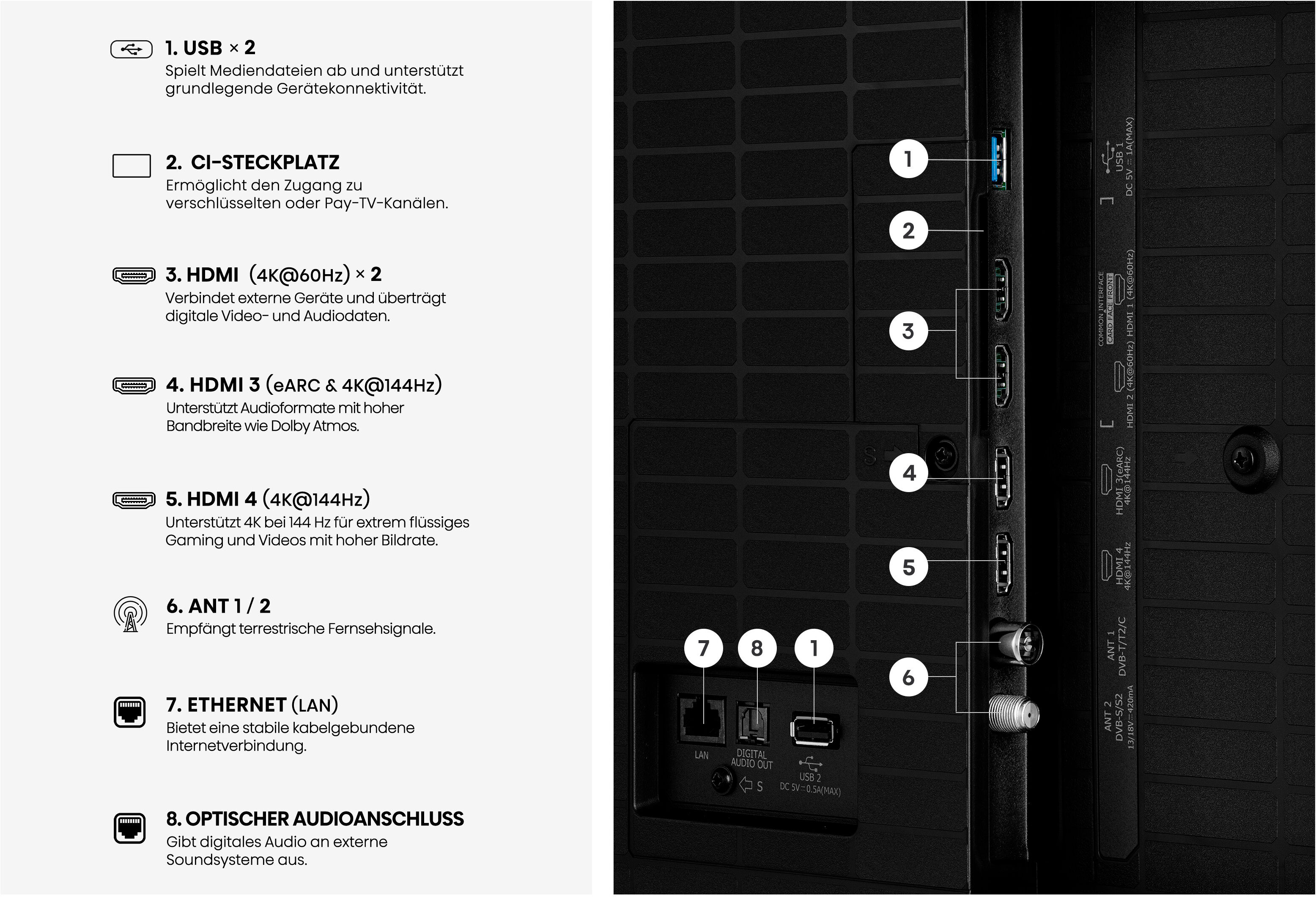 HISENSE QLED-Fernseher "65E7S PRO", Energieeffizienz: E, schwarz (schwarz, dunkelgrau), 65 ″, Fernseher, QLED-Fernseher