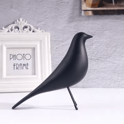 Inspire Curations Nordic Minimalist Bird Sculpture Elegant Resin Figurine For Modern Home Decor bf70617