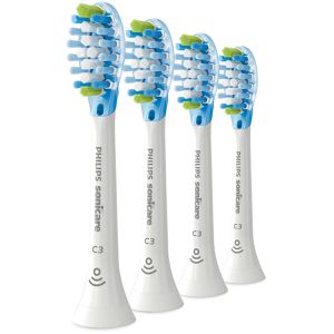 Philips Aufsteckbürsten Sonicare C3 Premium Plaque Defence, HX9044/87, Standard, weiß, 4 Stück
