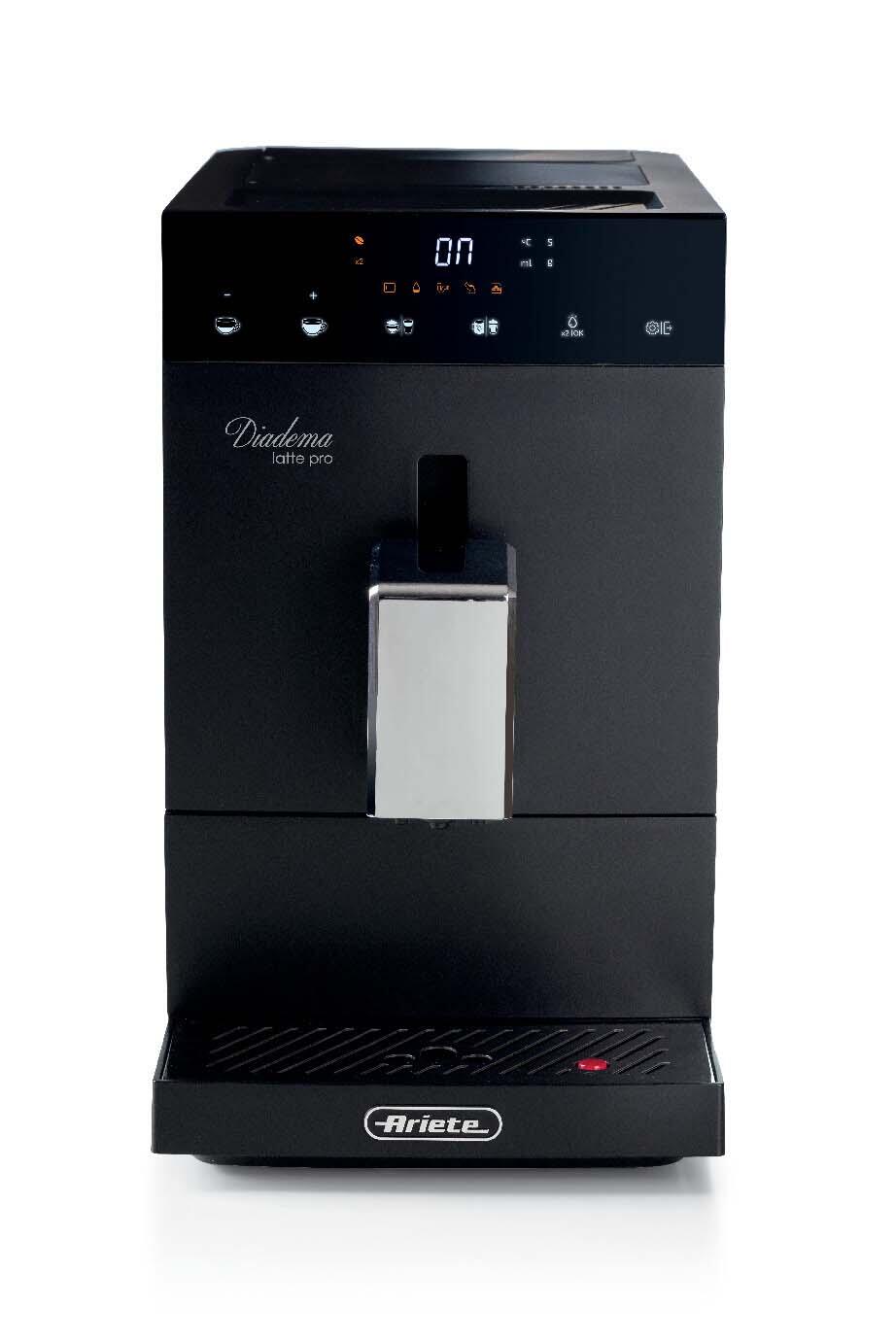 Ariete Diadema Kaffeevollautomat mit Milchbehälter - schwarz 1453B