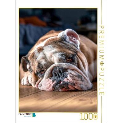 CALVENDO Puzzle Hier liege ich und bleibe ich | 1000 Teile Lege-Größe 64x48cm Foto-Puzzle für glückliche Stunden, von , Calvendo Puzzle