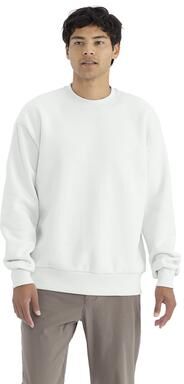 Next Level 9007 Heavyweight Crewneck Sweatshirt in Bone size Large   Ringspun Cotton