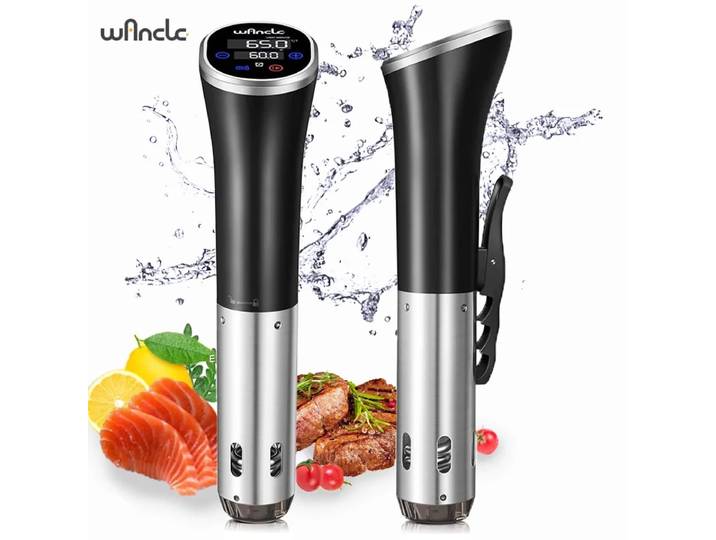 Wancle-Cuiseur sous vide avec écran LCD tactile, cowculator à immersion, cuisson précise, étanche IPX7, aspirateur avec affichage numérique, 1100W