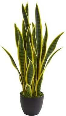 Nearly Natural "26"" Sansevieria Artificial Plant - Green"