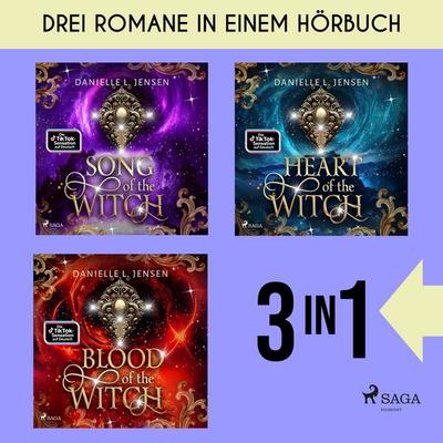Song of the Witch, Heart of the Witch & Blood of the Witch - Danielle L. Jensen, Audio, 9788727358987