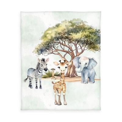 Klaus Hering 7551209035 - Young Collection Decke, Safari Soft-Fleecedecke, 130x160 cm