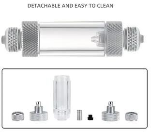 Uplift Essentials Precision Dual Head CO2 Bubble Counter With Integrated Check Valve double Head