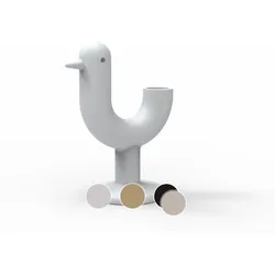 Vondom »PEACOCK« Outdoor Pflanzengefäß Basic Matt / Ecru