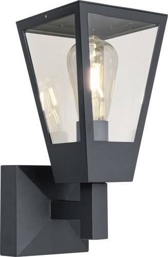 Brilliant Außenwandleuchte, stehend 41015/63 LED-Außenwandleuchte LED E27 20W Anthrazit, Transparent
