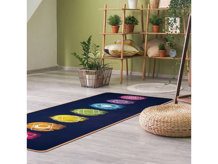 Läufer/Yogamatte Sieben Chakren II 183 x 61cm Multicolor/Multicolor