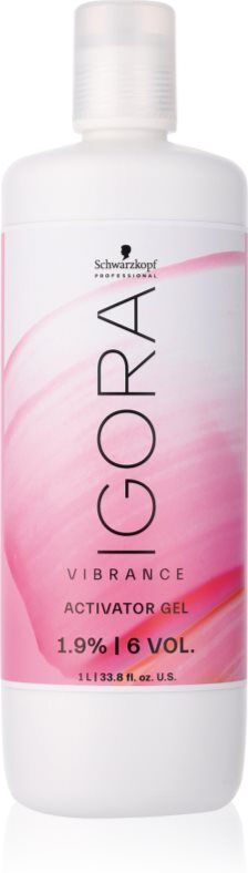 Schwarzkopf Professional IGORA Vibrance Aktiverende emulsion Med gel tekstur 1,9% / 6 Vol. 1000 ml
