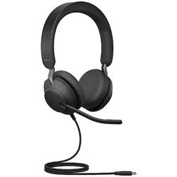 Jabra Evolve 2 40 MS Stereo USB-C Headset schwarz