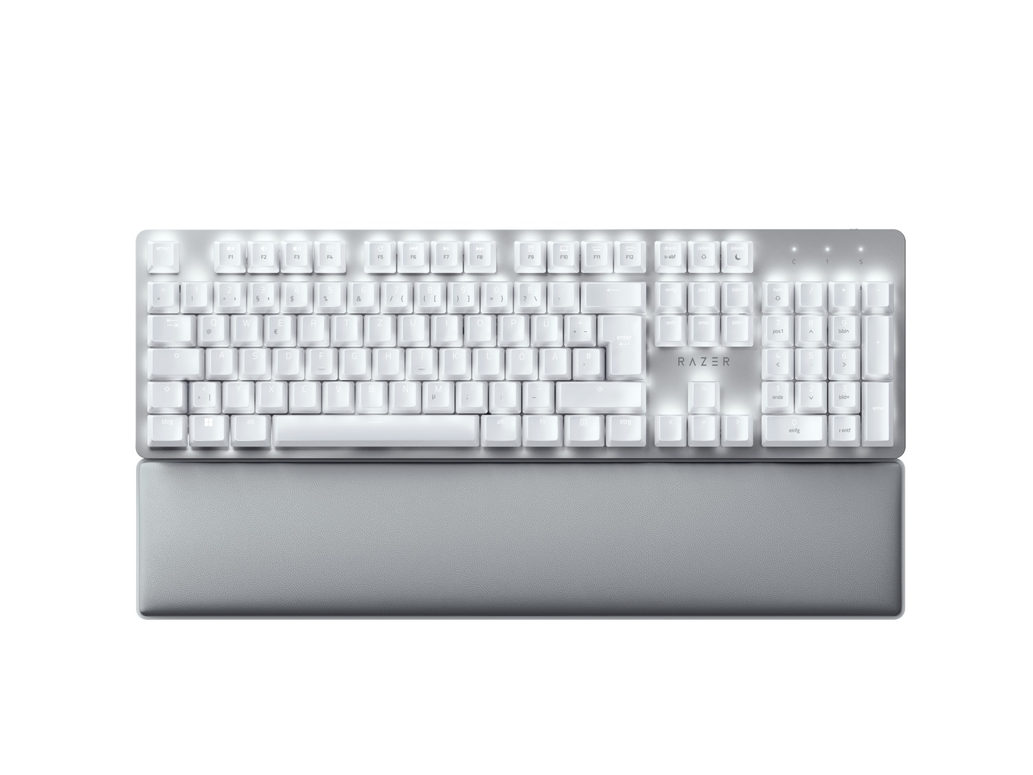 RAZER Pro Type Ultra Tastatur kabelgebunden / kabellos, Weiß