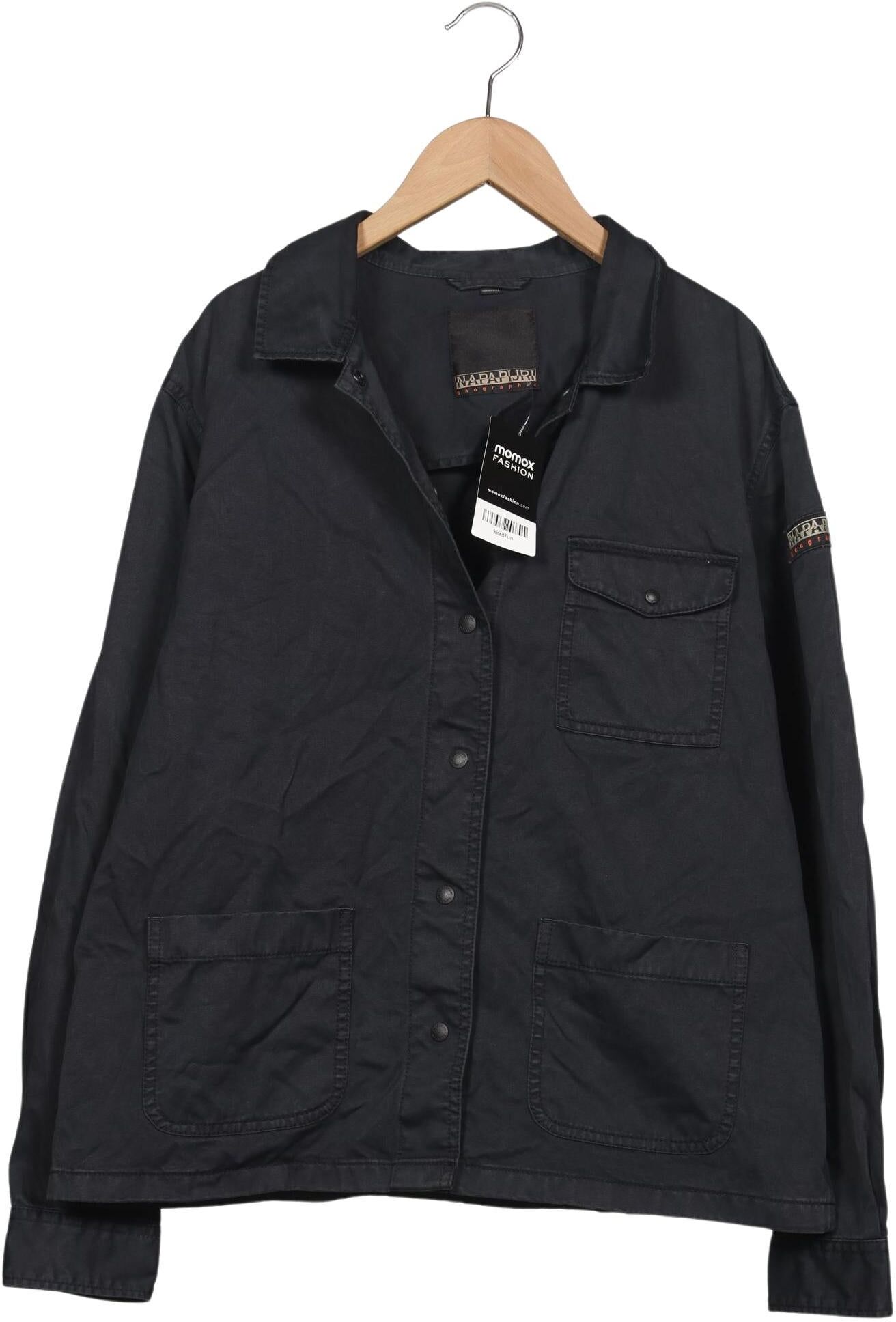Napapijri Damen Jacke, Marineblau, Gr. M, Baumwolle - Second Hand