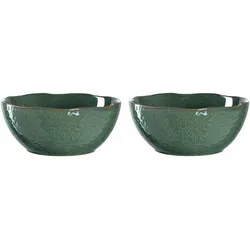 Leonardo Schale Matera Ø 24 cm, 2 Stück, Grün, Schüssel + Schale, Grün