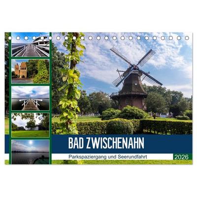 Bad Zwischenahn, Parkspaziergang und Seerundfahrt (Tischkalender 2026 DIN A5 quer), CALVENDO Monatskalender