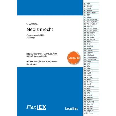 FlexLex Medizinrecht | Studium, Taschenbuch von , Facultas / FlexLEX, 978-3-99071-364-8