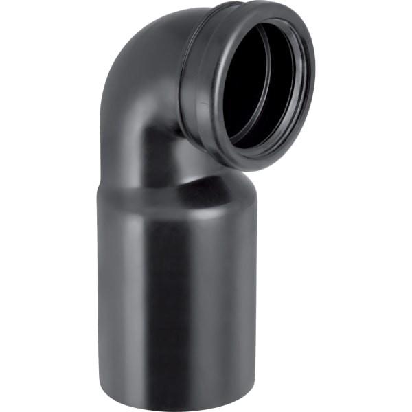 Geberit PE Wand-WC-Bogen 90 Gr DN100/100 für senkrechte Montage 367792161