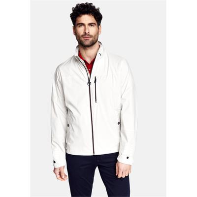 Fahrradjacke NEW CANADIAN "Ride on Jacke", Herren, Gr. 60, weiß, 100% Polyester, unifarben, normal, ohne Ausschnitt, Jacken Fahrradjacke, mit reflektierenden Elementen