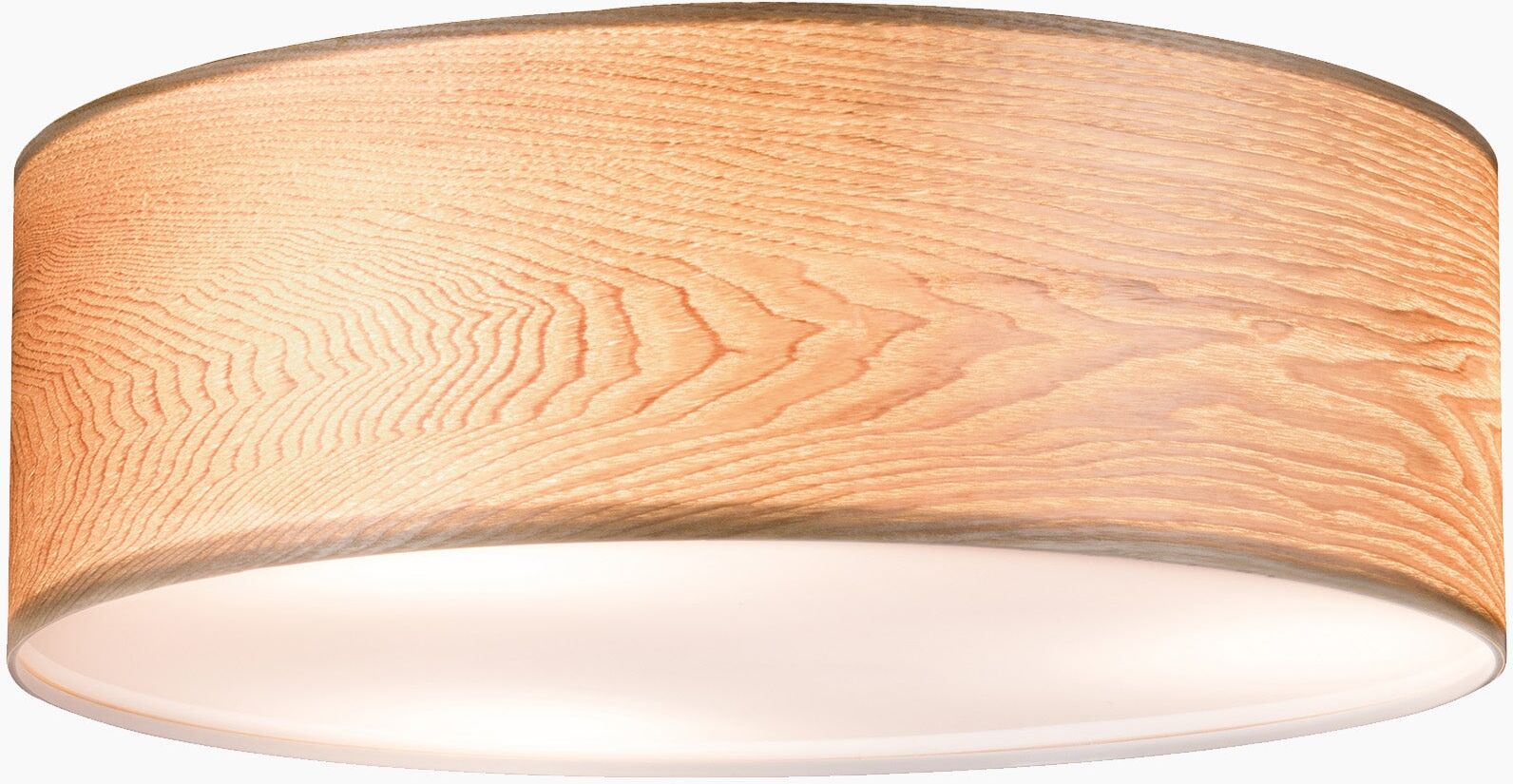 Paulmann - Liska 60W Dimmable Ceiling Light in Wood/Matt Copper