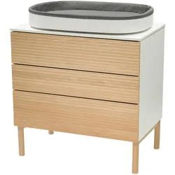 Stokke® Sleepi™ Bundle Kommode inkl. Wickelaufsatz Changer, natur