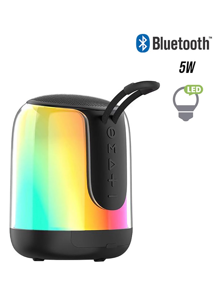 SmartCase Bluetooth-Lautsprecher mit Farbwechsel in Schwarz - onesize