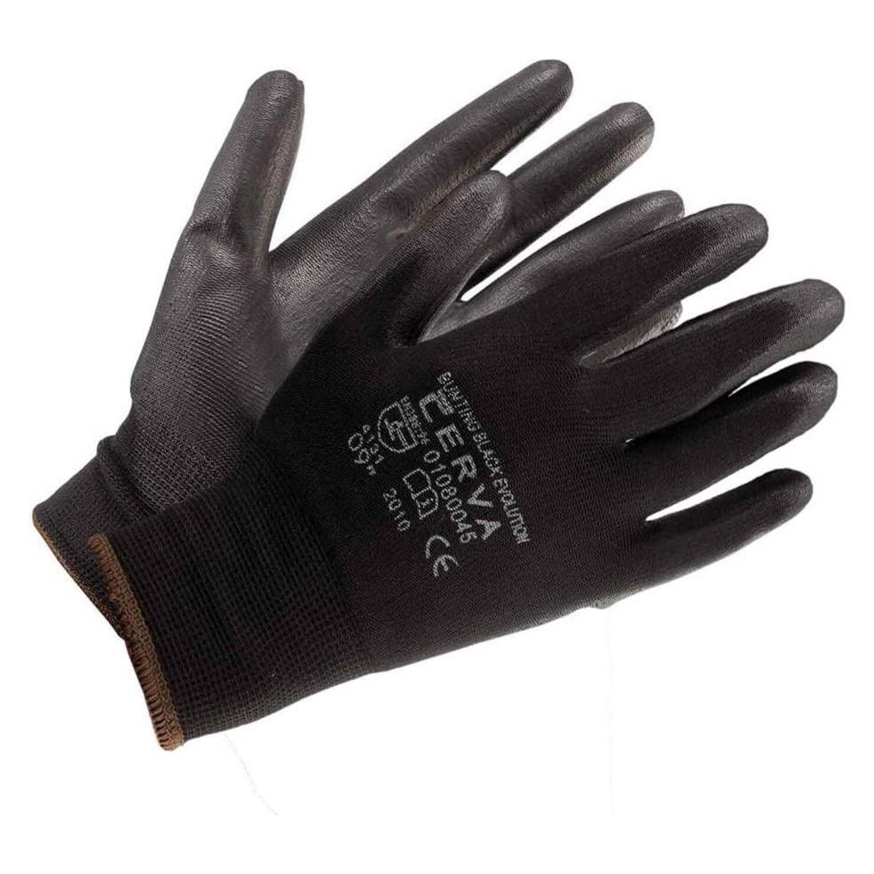 Firma Vera Bunting Black Nylon Work Gloves Size XL (XL) (54686027)