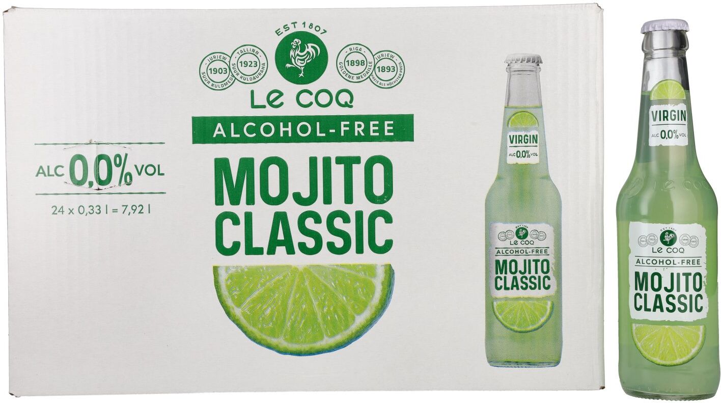 Le Coq MOJITO CLASSIC alcohol-free 0.0% 24x0,33l