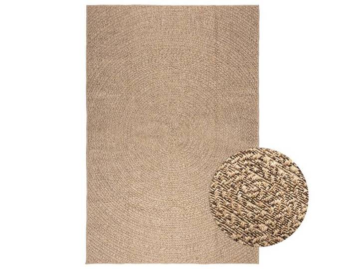 Tapis 160x230 cm aspect jute intérieur et extérieur tapis d'extérieur tapis de sol tapis d'intérieur 364841