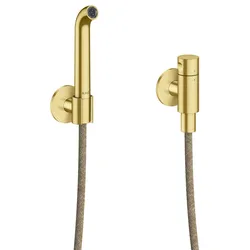Hansgrohe AXOR One Gießrohrset BB, Brushed Brass, 13 l/min Durchfluss, 2000 mm Brauseschlauch