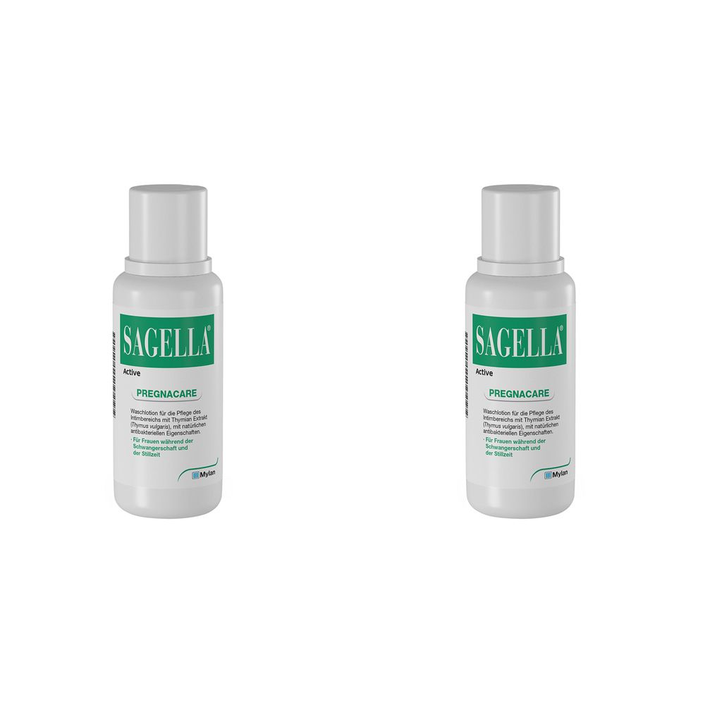 2x Sagella active Pregnacare Waschlotion 2x250 ml Lotion
