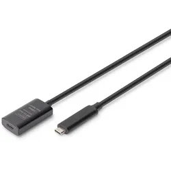 Digitus Aktives USB 3.2 Gen2 10G Verlängerungskabel, USB-C - USB-C, 5m