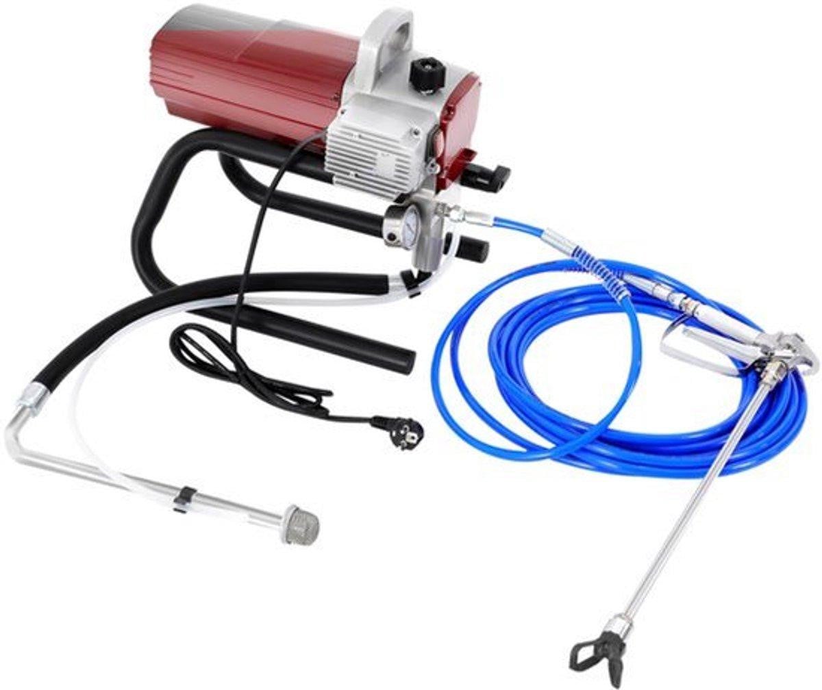 Selius Airless Verfspuitpistool - 1800 W - 1,8 L/min - Rood
