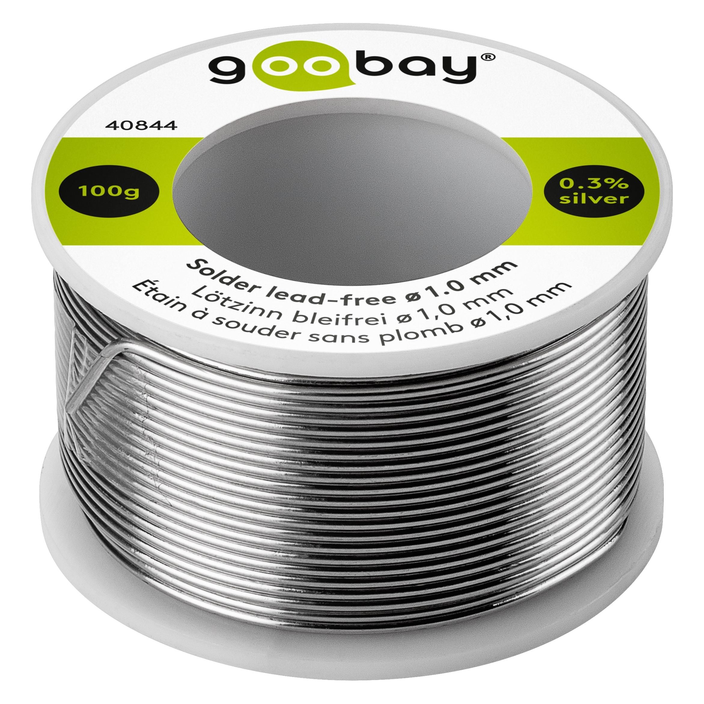 Goobay Profi Lötzinn bleifrei, ø 1,0 mm, 100 g (Lötzinn) (40844)