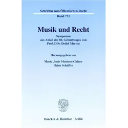 Musik und Recht., Fachbücher von Heinz Schäffer, María Jesús Montoro Chiner